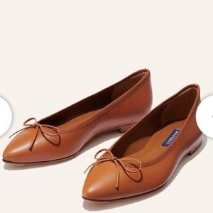 Margaux - The Pointe Flats Saddle Nappa Sz 36